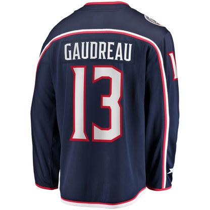 Johnny Gaudreau Columbus Blue Jackets   Breakaway  Jersey - Navy