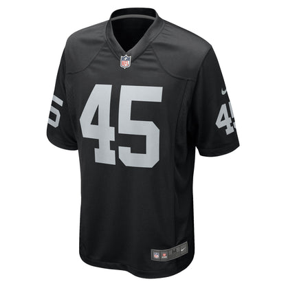 Jaquan Johnson Las Vegas Raiders Nike Game   Jersey - Black