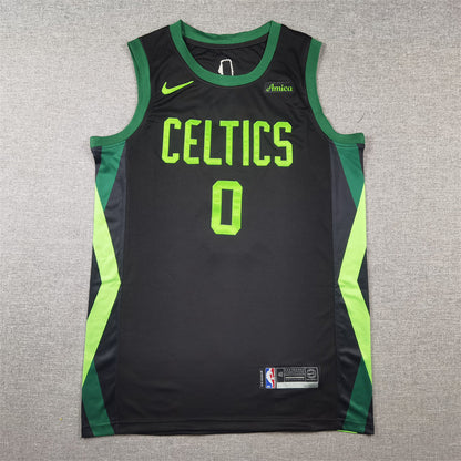 Boston Celtics Jaylen Brown #7 2025 City Edition Swingman Jersey - Embroidered