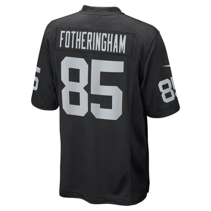 Cole Fotheringham Las Vegas Raiders Nike Game   Jersey - Black
