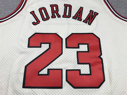 Michael Jordan Chicago Bulls 23 White Jersey
