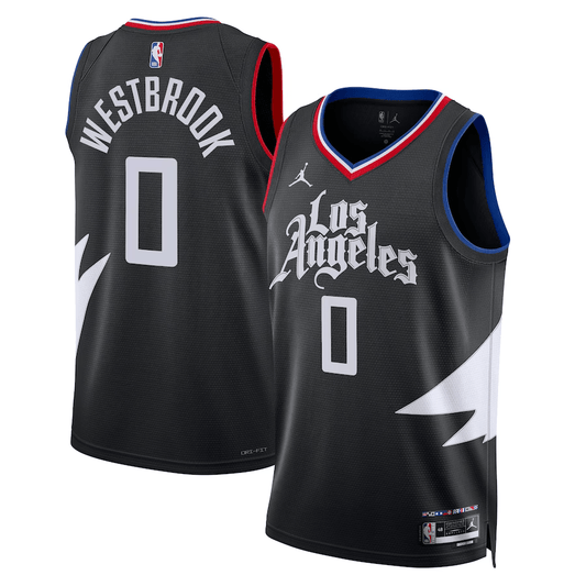 LA Clippers Westbrook #0 Jordan  2023-2024 season Jersey