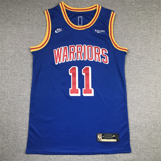 Golden State Warriors Klay Thompson #11 75th Anniversary City Edition Swingman Jersey — Embroidered