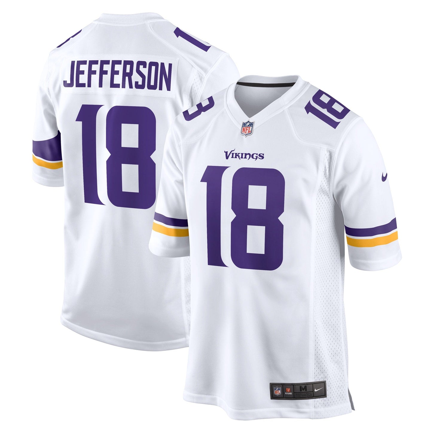 Justin Jefferson Minnesota Vikings Nike Game   Jersey - White
