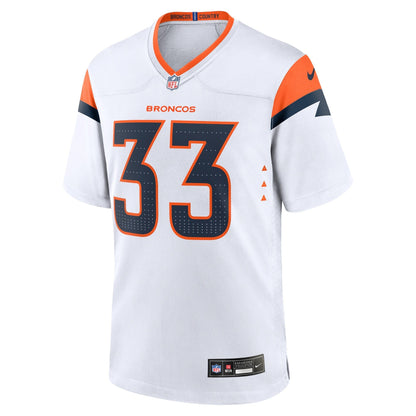 Javonte Williams Denver Broncos Nike Mile High Collection Game Jersey - White