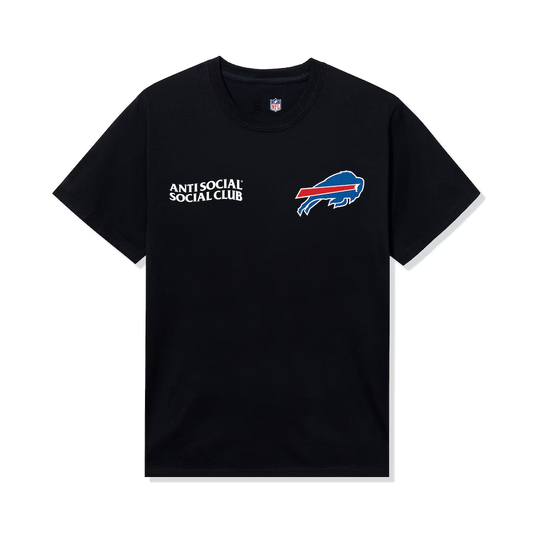 Buffalo Bills AntiSocialSocialClub x NFL Black Team T-Shirt