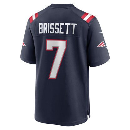 Jacoby Brissett New England Patriots Nike  Game Jersey -  Navy