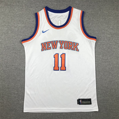 Youth Jalen Brunson New York Knicks #11  Association Edition Embroidered Jersey
