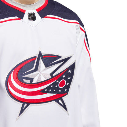 Columbus Blue Jackets   Away Primegreen   Jersey - White