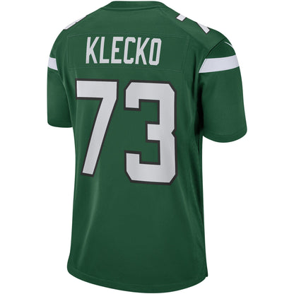 Joe Klecko New York Jets Nike Game Retired   Jersey - Gotham Green