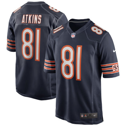Doug Atkins Chicago Bears Nike Game Retired   Jersey - Navy