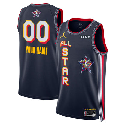 Custom Brand Navy 2025 NBA All-Star Game Swingman Jersey