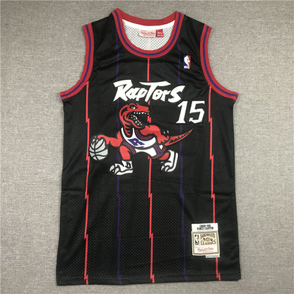 Toronto Raptors #15 CARTER  Black  Jersey MN