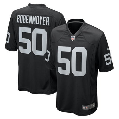 Jacob Bobenmoyer Las Vegas Raiders Nike Game   Jersey - Black