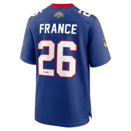 Men's Blue France National Team x NFL Game Jersey