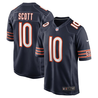 Tyler Scott Chicago Bears Nike  Game Jersey -  Navy