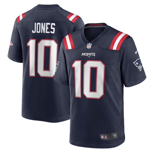 Mac Jones New England Patriots Nike   Game Jersey - Navy