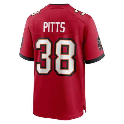 Derrek Pitts Tampa Bay Buccaneers Nike  Game Jersey -  Red