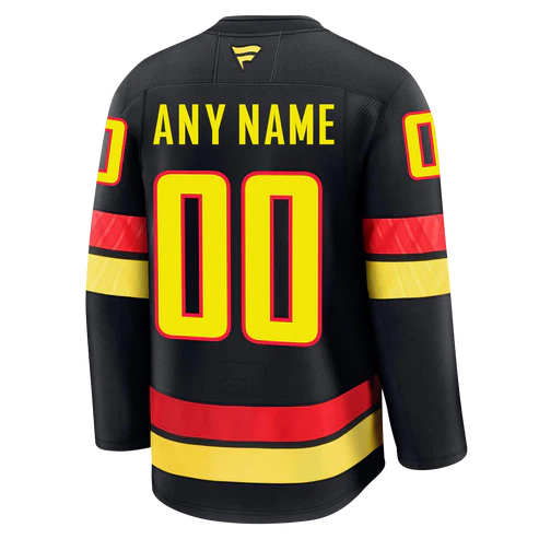 Customizable Vancouver Canucks 2024 Fanatics Premium Official NHL THIRD ALTERNATE Jersey