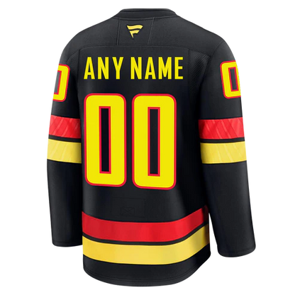 Customizable Vancouver Canucks 2024 Fanatics Premium Official NHL THIRD ALTERNATE Jersey
