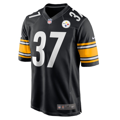 Elijah Riley Pittsburgh Steelers Nike Game   Jersey - Black