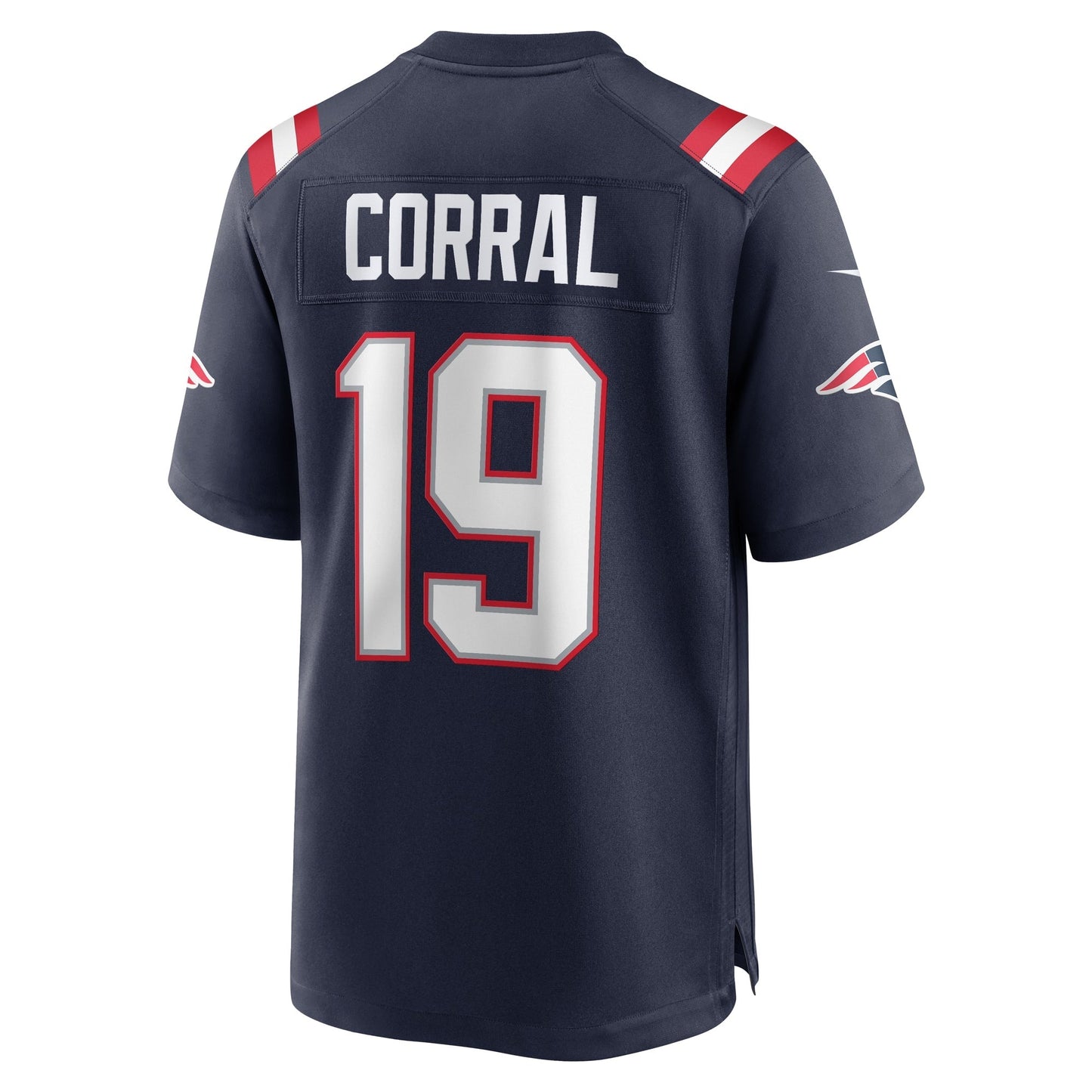 Matt Corral New England Patriots Nike Team Game Jersey -  Navy