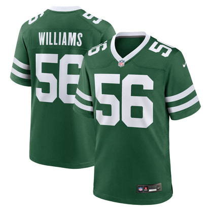 Quincy Williams New York Jets Nike  Game   Jersey – Legacy Green