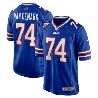 Ryan Van Demark Buffalo Bills Nike Game   Jersey - Royal