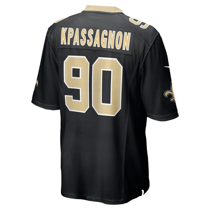 Tanoh Kpassagnon New Orleans Saints Nike Game Jersey - Black