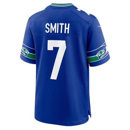 Geno Smith Seattle Seahawks Nike Throwback   Game Jersey - Royal