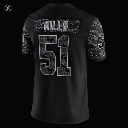 Sam Mills Carolina Panthers Nike Retired   RFLCTV Limited Jersey - Black