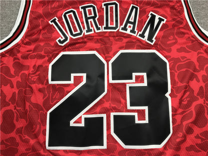 Michael Jordan Chicago Bulls #23 Bape co-branded jersey