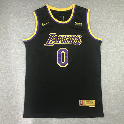 Russell Westbrook #0 Los Angeles Lakers City Edition Swingman Jersey — Embroidered