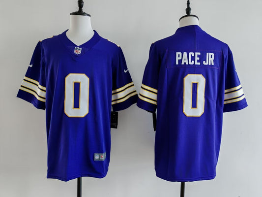 Men's Minnesota Vikings Ivan Pace Jr Nike Jersey -  Retro Purple