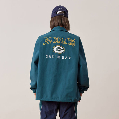 NFL Super Bowl Packers Coach Jacket American Retro Sports Training Print Windproof Quick Dry Jacket