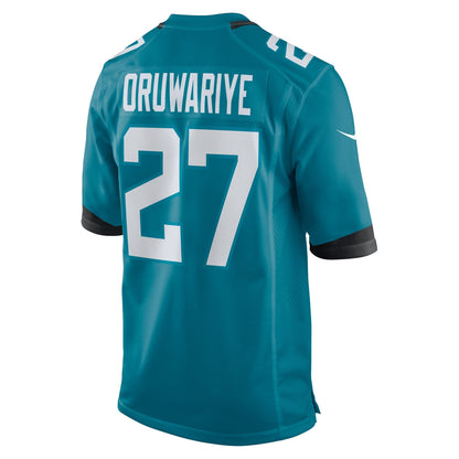 Amani Oruwariye Jacksonville Jaguars Nike  Game Jersey -  Teal