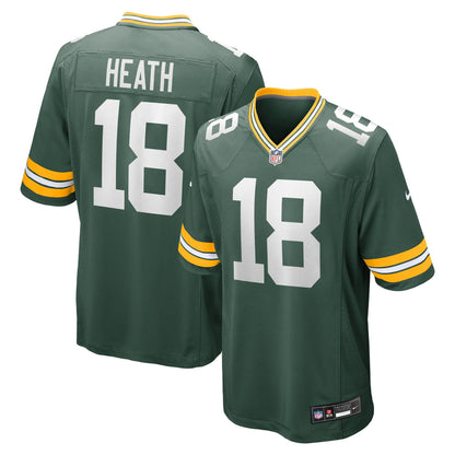 Malik Heath Green Bay Packers Nike  Game Jersey -  Green
