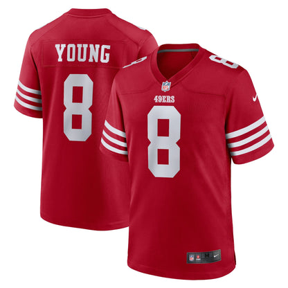 Steve Young San Francisco 49ers Nike Retired   Game Jersey - Scarlet