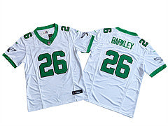 Philadelphia Eagles 26# Jason barkley  Jersey-White