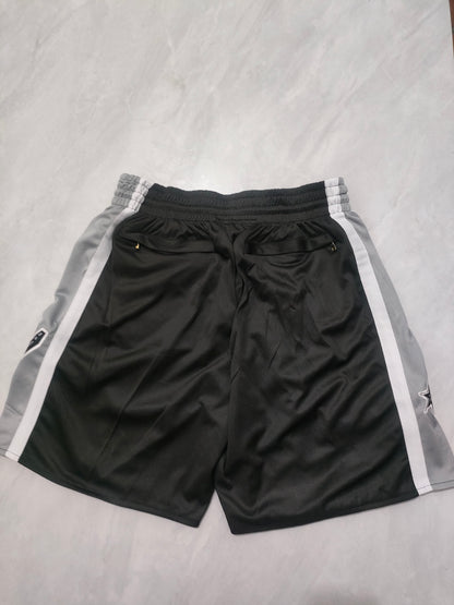 San Antonio Spurs Black Regular Edition Pocket Shorts