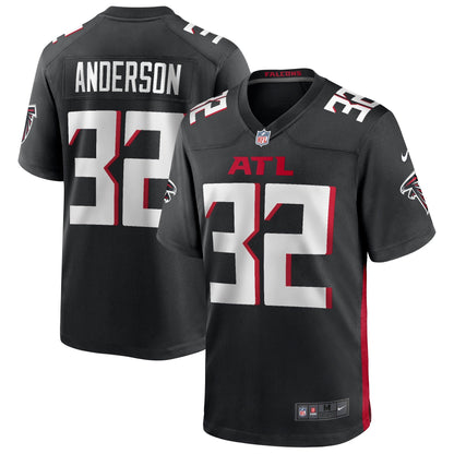 Jamal Anderson Atlanta Falcons Nike Game Retired   Jersey - Black