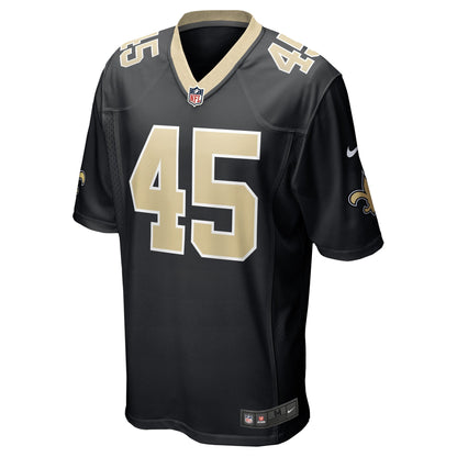 Nephi Sewell New Orleans Saints Nike Game   Jersey - Black