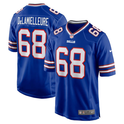 Joe DeLamielleure Buffalo Bills Nike Game Retired   Jersey - Royal