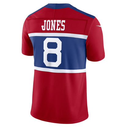 Daniel Jones New York Giants Nike Alternate Vapor F.U.S.E. Limited Jersey - Century Red