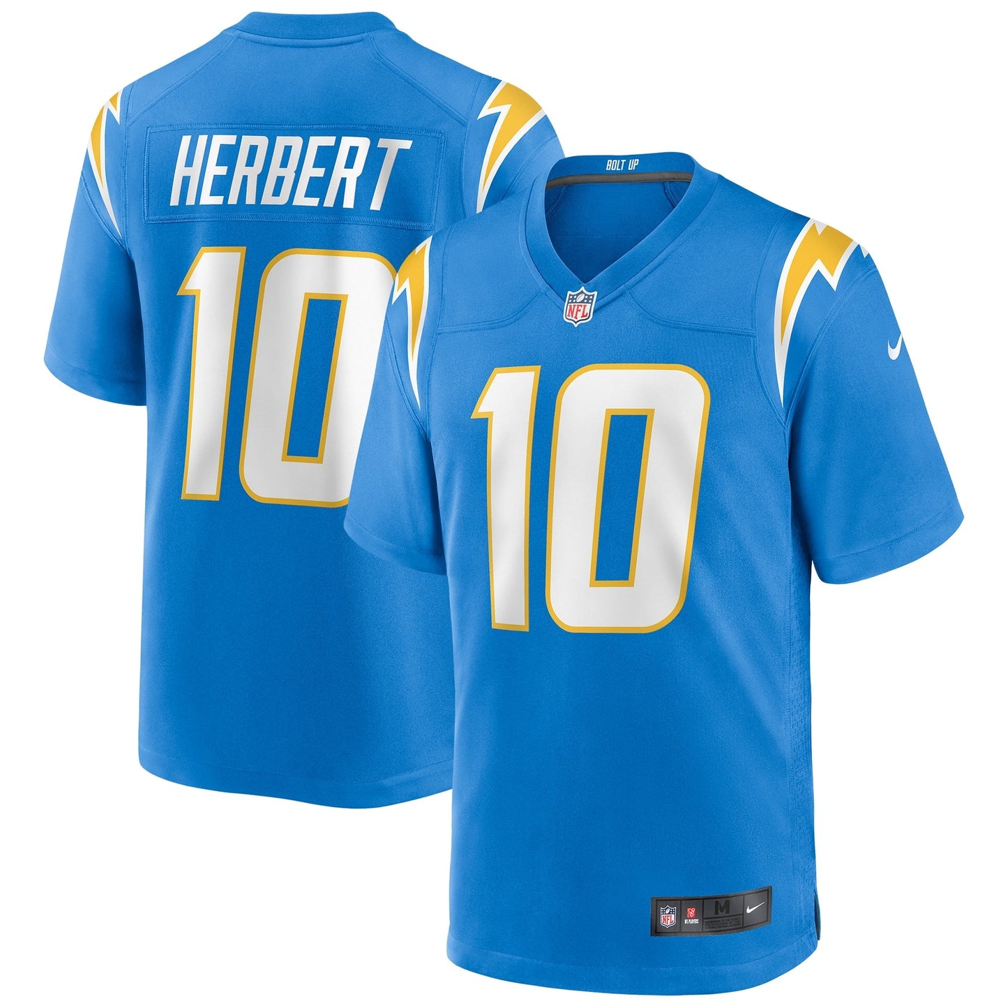 Justin Herbert Los Angeles Chargers Nike   Game Jersey - Powder Blue