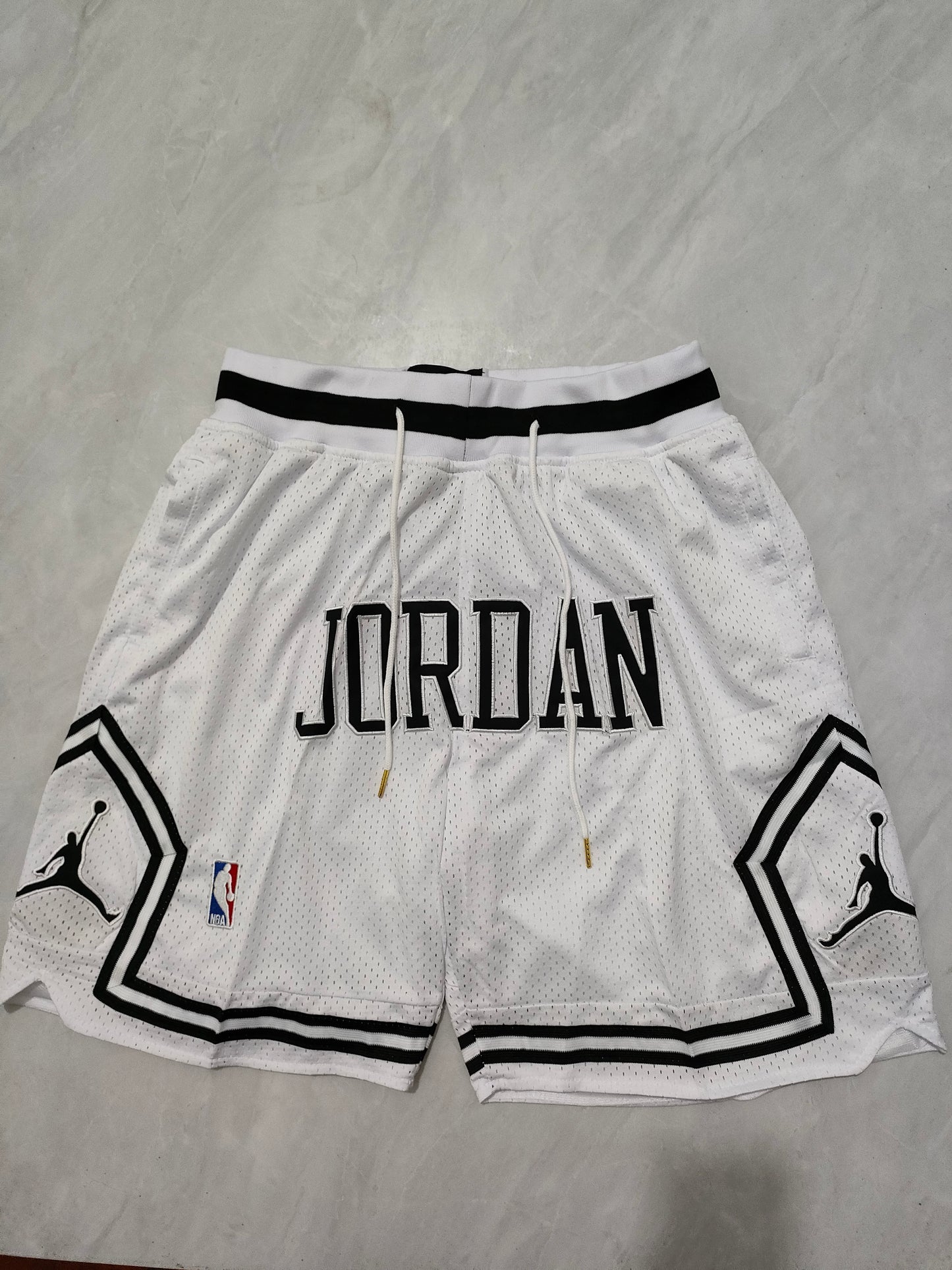 Jordan White Pocket Shorts