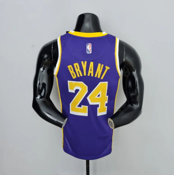 75 Aniversario BRYANT#24 LOSAngeles Lakers Jordan Púrpura NBAJersey