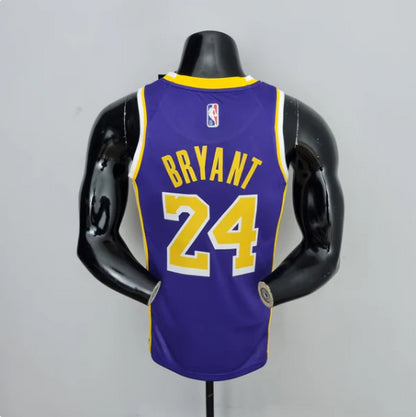 75 Aniversario BRYANT#24 LOSAngeles Lakers Jordan Púrpura NBAJersey