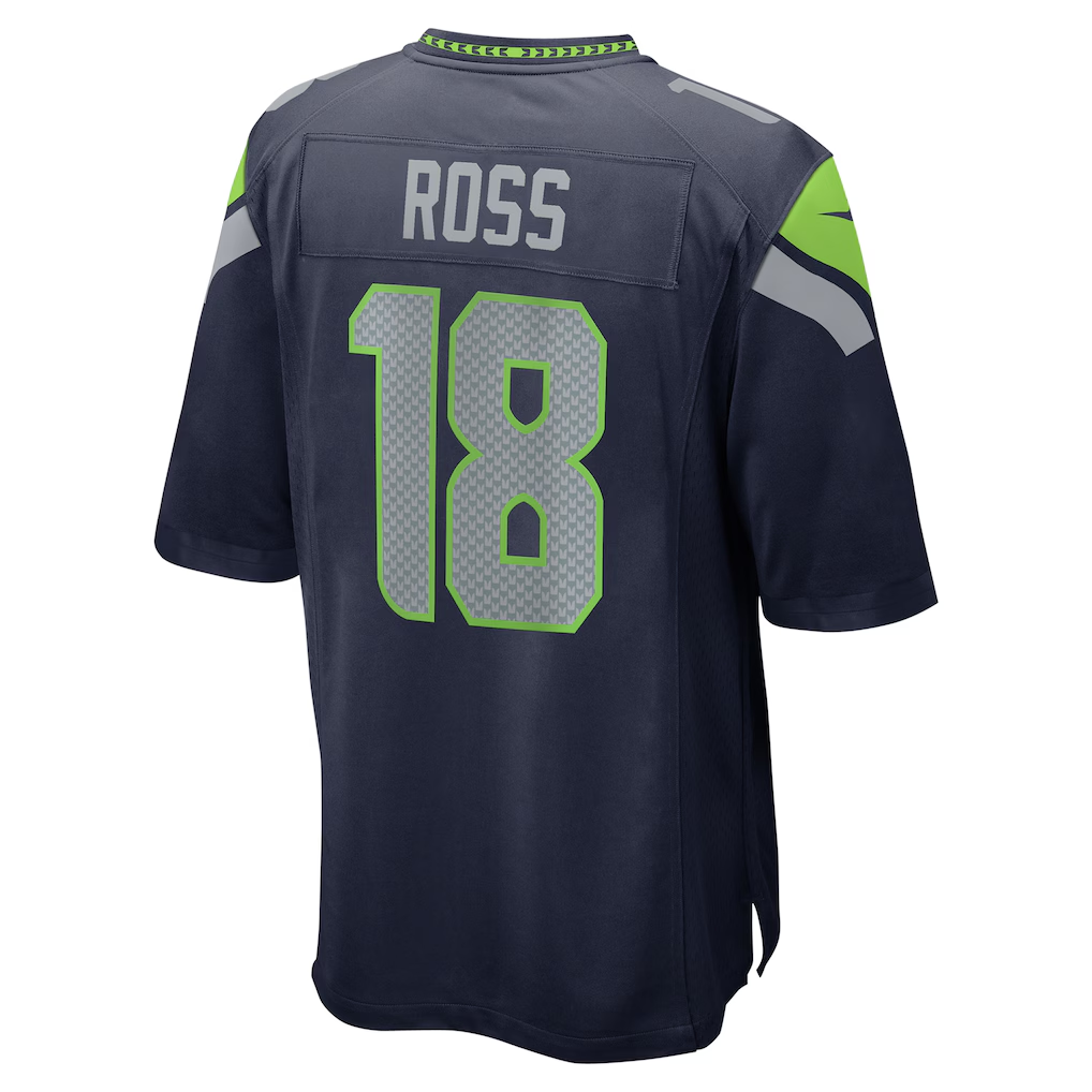 Men's Nike Josh Ross Navy Seattle Seahawks Game Jersey