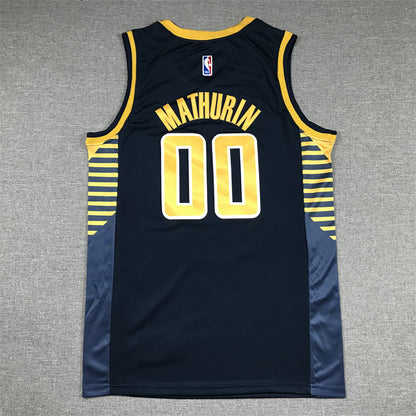 Indiana Pacers Bennedict Mathurin #00 City Edition Swingman Jersey - Embroidered